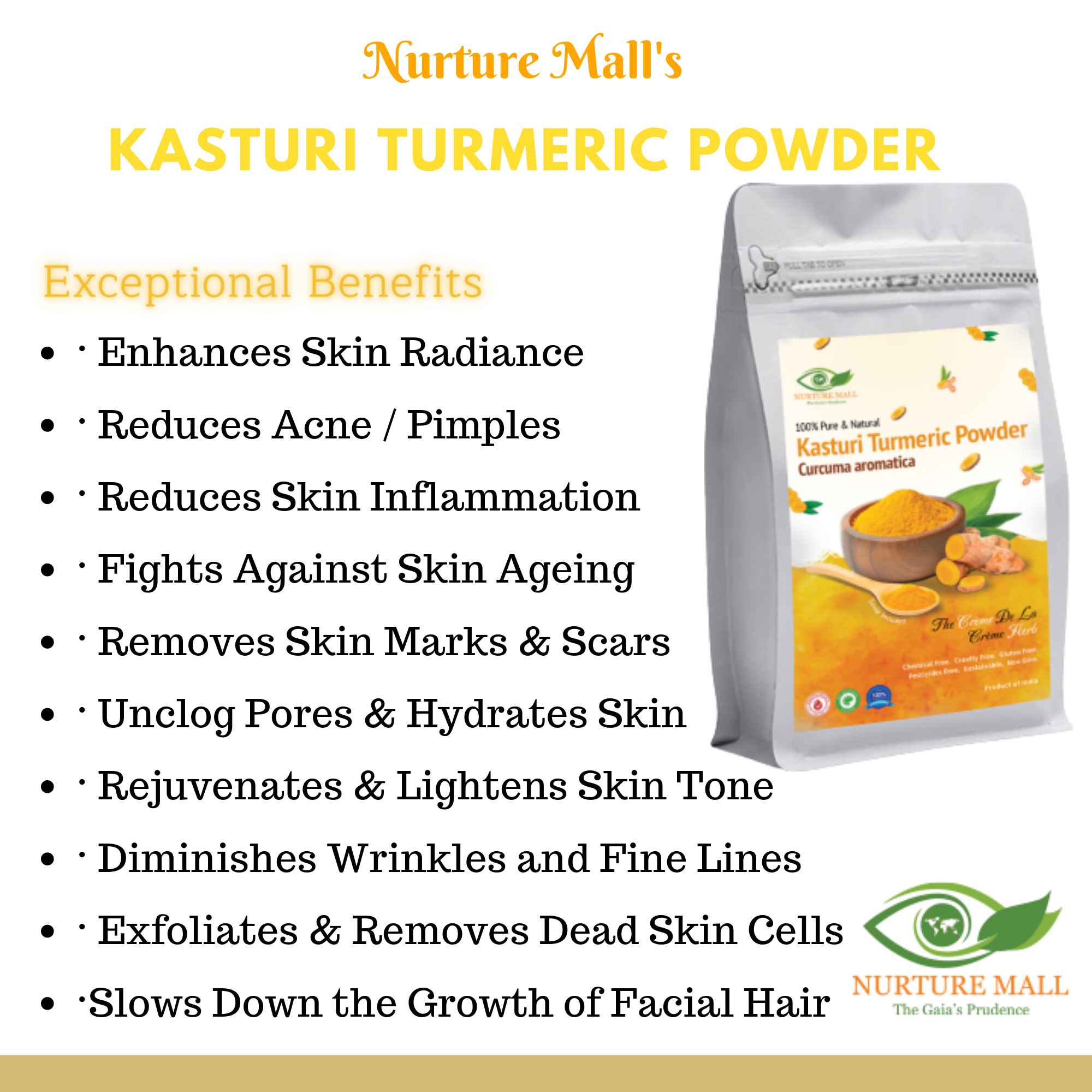 Kasturi Turmeric Powder Nurture Mall